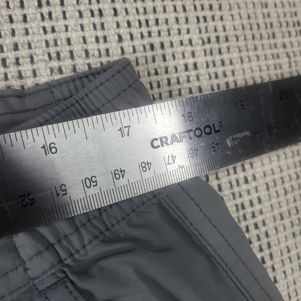 Eddie Bauer Shorts Mens Large Gray Cargo Nylon Belted 11 Inseam Outdoor - Picture 4 of 7